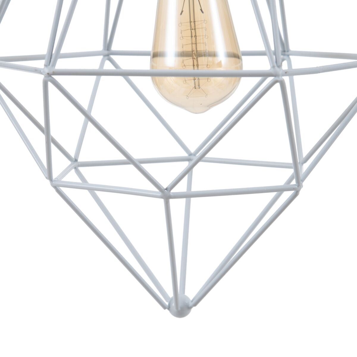 Candeeiro de teto Metal 26 x 26 x 46 cm Branco